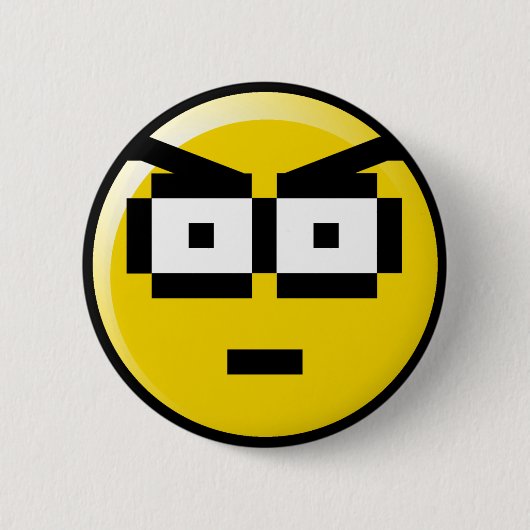 まぶしさボタン 缶バッジ (正面)