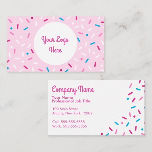 まぶしカラフル甘 名刺 (正面/裏面)