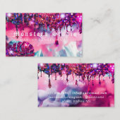 まぶしメイクアップ爪、 ネイル名刺 名刺 (正面/裏面)