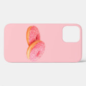 まぶたをつけたイチゴドーナツ2枚 Case-Mate iPhoneケース (裏面 (横))