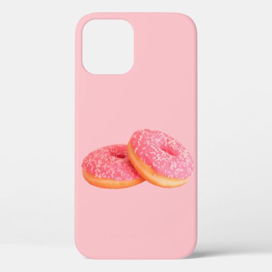 まぶたをつけたイチゴドーナツ2枚 Case-Mate iPhoneケース (裏面)