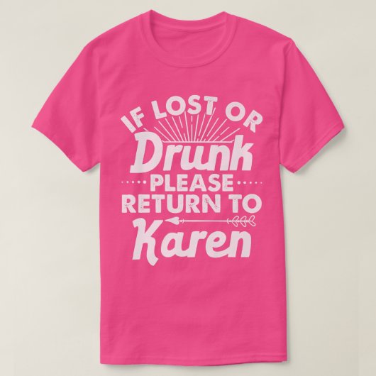 まもし失った飲たはKARENギフト名に戻る Tシャツ (デザイン正面)