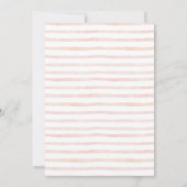 まもなく到着かわいいピンクのテディベア小さなドライバー 招待状 (裏面)