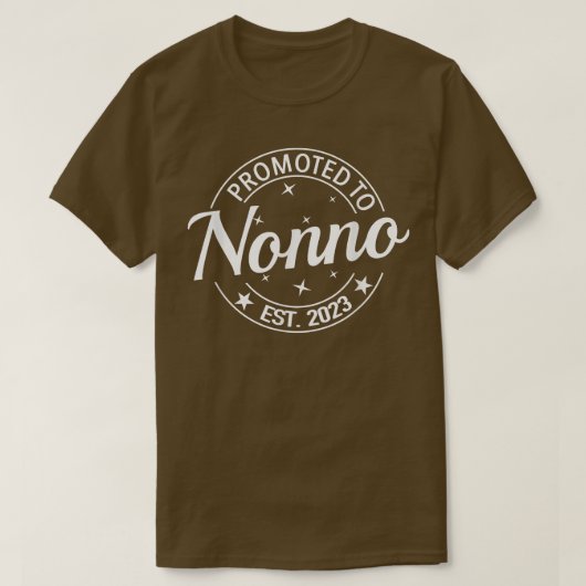 まもなくNonno 2023に昇進し、祖母の妊娠になる Tシャツ (デザイン正面)