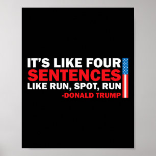 まるでスポット走トランプの4文だ ポスター