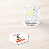 まるでドイツの羊飼いボスのように ペーパーコースター (インサイチュ)