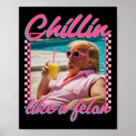 まるでフェロンのトランプのシャツの共和党のトランプ20おもしろいのような ポスター (正面)