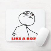 まるでボスミーム顔 マウスパッド (マウス)
