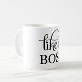 まるでボス コーヒーマグカップ (正面左)