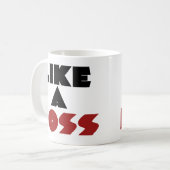 まるでボス コーヒーマグカップ (正面左)