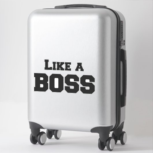まるでボス シール (スーツケース)