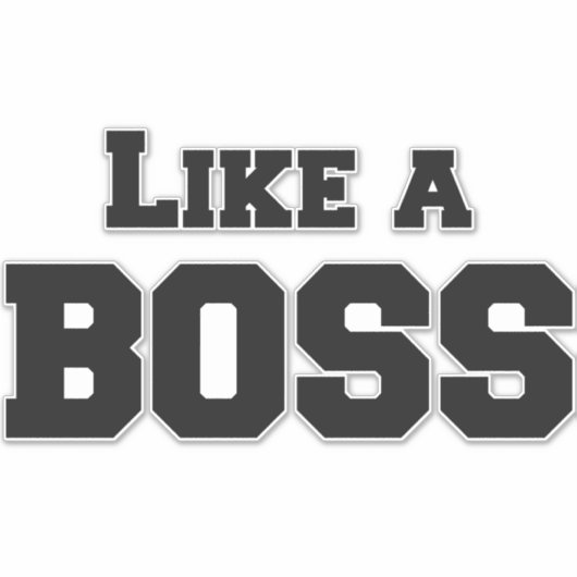 まるでボス シール (正面)