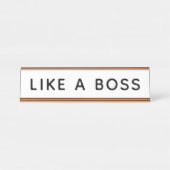 まるでボス デスクネームプレート (正面)