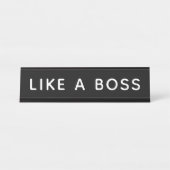 まるでボス デスクネームプレート (正面)