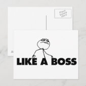 まるでボス ポストカード (正面/裏面)