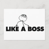 まるでボス ポストカード (正面)