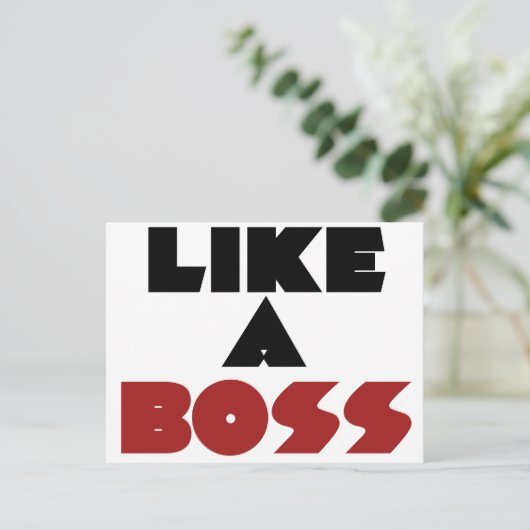 まるでボス ポストカード (スタンド正面)