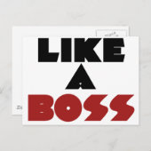 まるでボス ポストカード (正面/裏面)