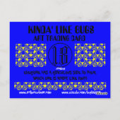 まるで収集可能な取引のような ポストカード (裏面)