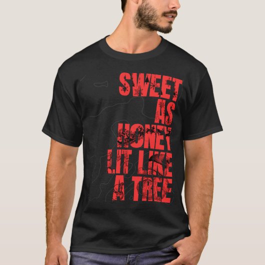 まるで木のように光る、蜜のように甘い Tシャツ (正面)
