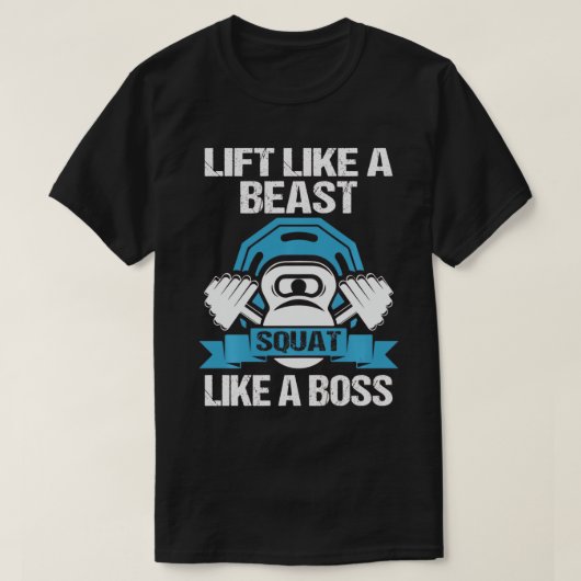 まるで獣のようなボストレーニング Tシャツ (デザイン正面)