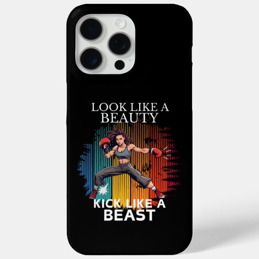 まるで獣のような美しいキックのように見える Case-Mate iPhoneケース (裏面)