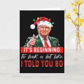 まるで私がそう言った通りになってきたようね カード (黄色い花)