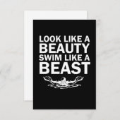 まるで美しいのように泳ぐ 出欠カード (正面/裏面)