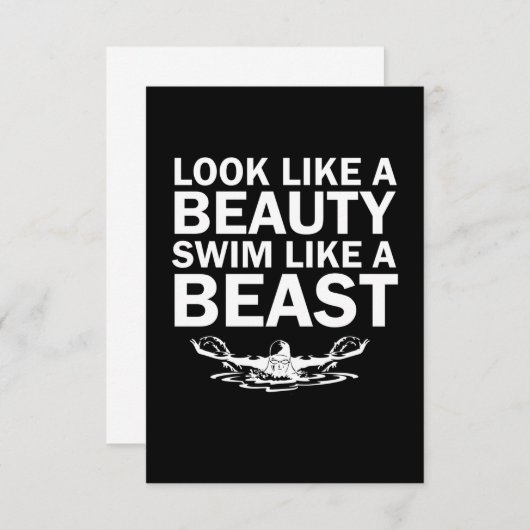 まるで美しいのように泳ぐ 出欠カード (正面/裏面)