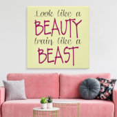 まるで美しいのように見える キャンバスプリント (インサイチュ (リビング))