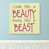 まるで美しいのように見える キャンバスプリント (インサイチュ (ウッドフロア))