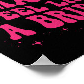 まるで花嫁みたいな気分だよ 女性カウボーイ帽 ウェスタンスタイルのC ポスター (角)