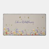 まるで野草のように | 蝶と野生の花 デスクマット (正面)