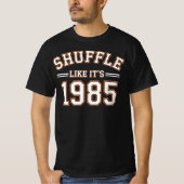 まるで1985年かのようにシャッフルしよう | ヴィンテージ シカゴ フットボール Tシャツ (正面)