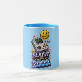 まるで2000年かのようにプレイしよう マグカップ