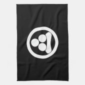 【まるにわたなべぼし】星紋。 キッチンタオル (縦)