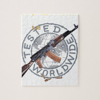 まれなカラシニコフ自動小銃のロシアのな軍隊のカラシニコフ銃の軍隊 ジグソーパズル