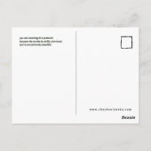 まれに見る美しいポストカード(絵筆) ポストカード (裏面)