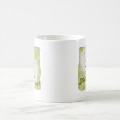 まろやかなアウトおもしろいマシュマロ漫画の喜び コーヒーマグカップ (中央)