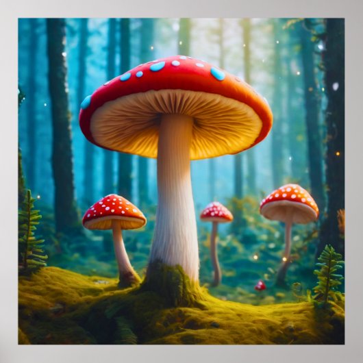 まろやかなキノコのポスター ポスター (正面)