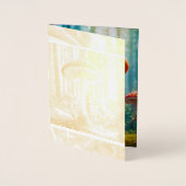 まろやかなキノコ箔カード 箔カード (正面)