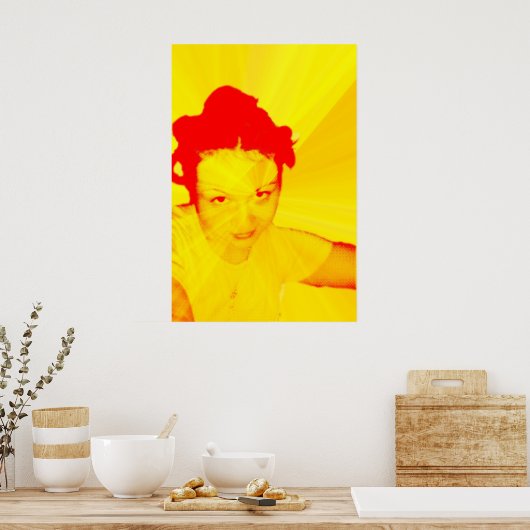 まろやかな黄色 ポスター (キッチン)