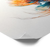 まんだらん魚水彩画ポスター ポスター (角)