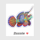 まんだらん魚海魚ビニールのシール シール (シート)