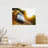 「まんだらん」ポスタープリント日産GT-R in Grove ポスター (キッチン)