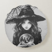 まん毛枕の魔女 ラウンドクッション (裏面)