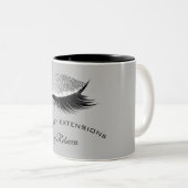 まエレガントつげ銀グリッター事業サロン ツートーンマグカップ (正面右)