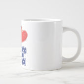 ま保たは独自のコーヒーマグを作成する ジャンボコーヒーマグカップ (右)