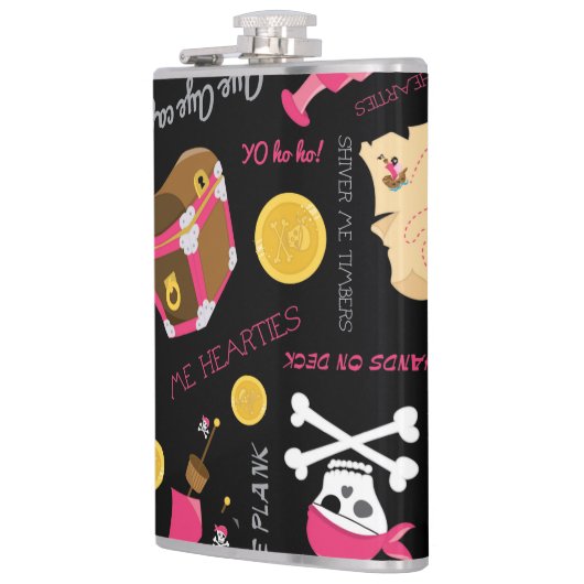 ま保たは独自のフラスコを作成し、6oz。スキットル フラスク (左)