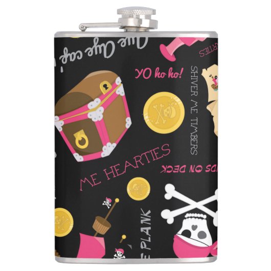 ま保たは独自のフラスコを作成し、6oz。スキットル フラスク (正面)